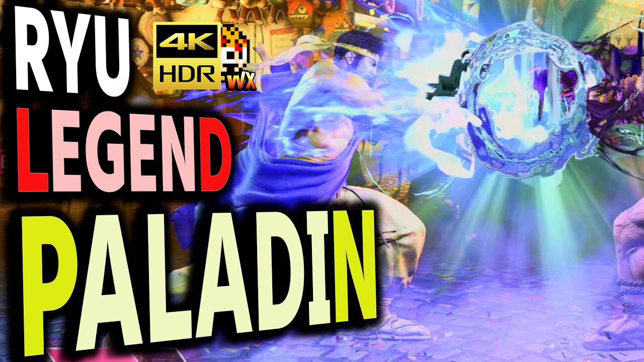 SF6: Paladin  Ryu Legend  VS Akuma | sf6 4K Street Fighter 6