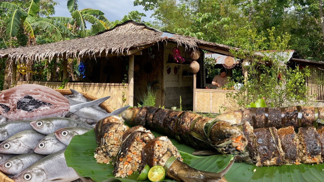 Simpleng Buhay Probinsya | Pagluluto ng Relyenong Bangus sa Kubo sa simpleng paraan