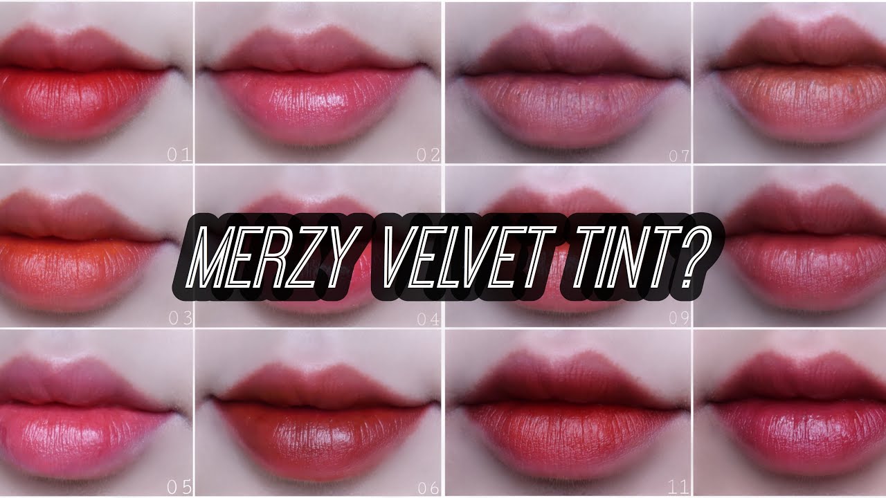 GIVEAWAY + SWATCH FULL 12 M&Agrave;U SON MERZY THE FIRST VELVET TINT | 6 M&Agrave;U SON MỚI SI&Ecirc;U TRENDY 💄