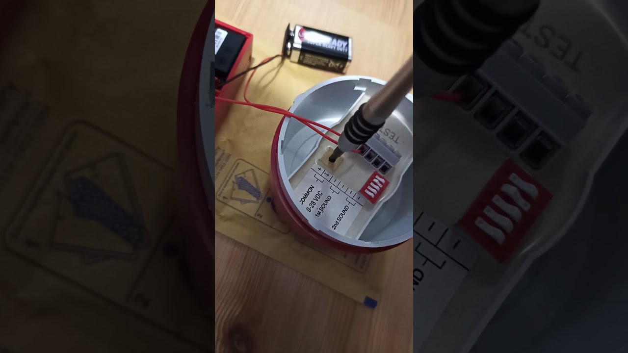 Full volume doesn't work with 9v battery and call point for me