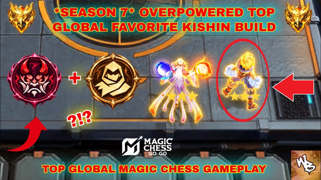 SEASON 7 INFINITY GOLD KISHIN SYNERGY COMBO AUTOWIN  - BEST MAGIC CHESS STRATEGY - MAGIC CHESS GO GO