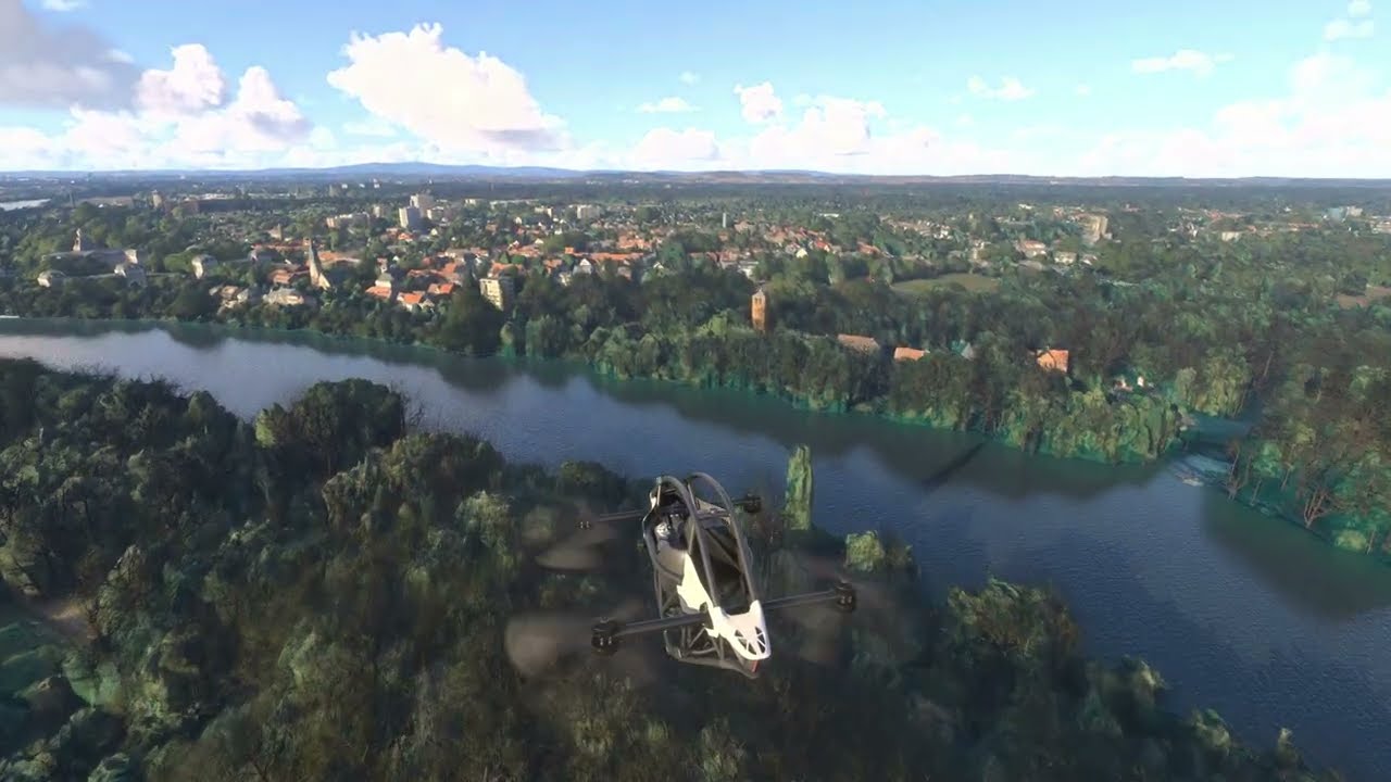 Microsoft Flight Simulator 2024 - Hanau (Deutschland) 4K HDR Gameplay
