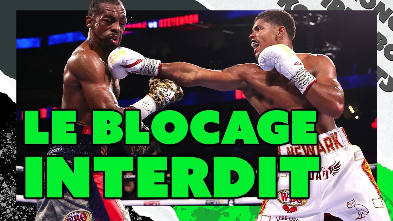 le blocage interdit en boxe ! #boxeanglaise #jeudejambes