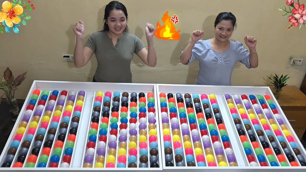 🎲 Playing Color Ball Sort with My Friend – Who Wins?