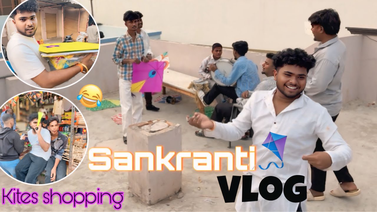 Sankranti vlog😍TELUGU-vara level fun anuko😂-Dhoolpet shopping🪁￼