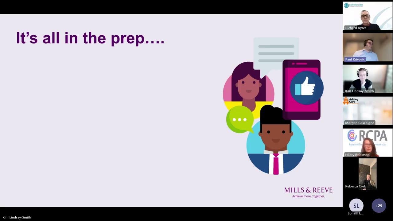 Care England & Mills & Reeve Webinar: Maximising Value Vendor Due Diligence