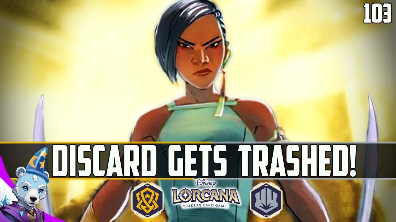 Blasting through the new meta deck with Namaari! 🟡⚪ Amber Steel Lorcana Gameplay