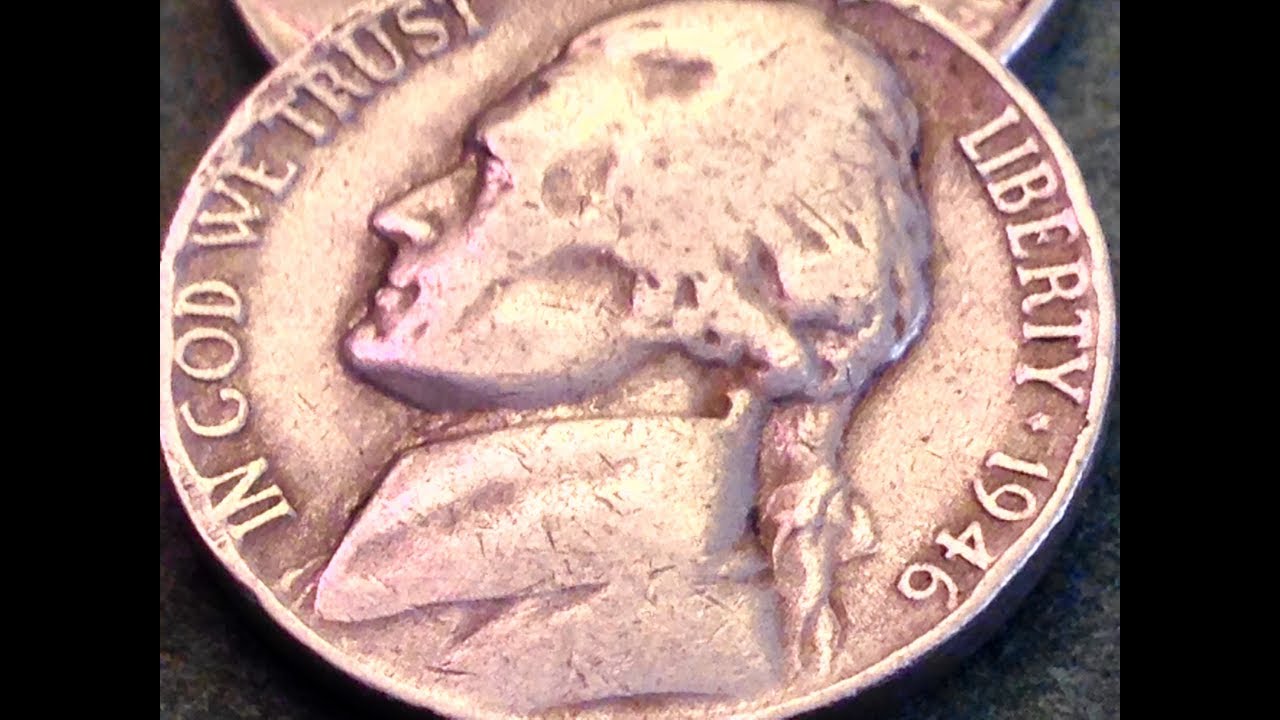 1946 Jefferson Nickel (161 Million Produced)