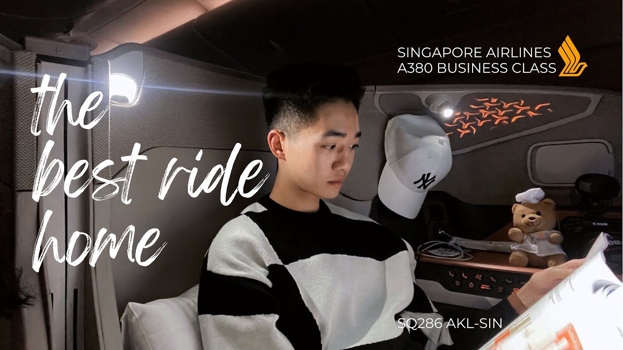 Home at 40,000ft: Singapore Airlines A380 Business Class Experience | SQ286 AKL-SIN