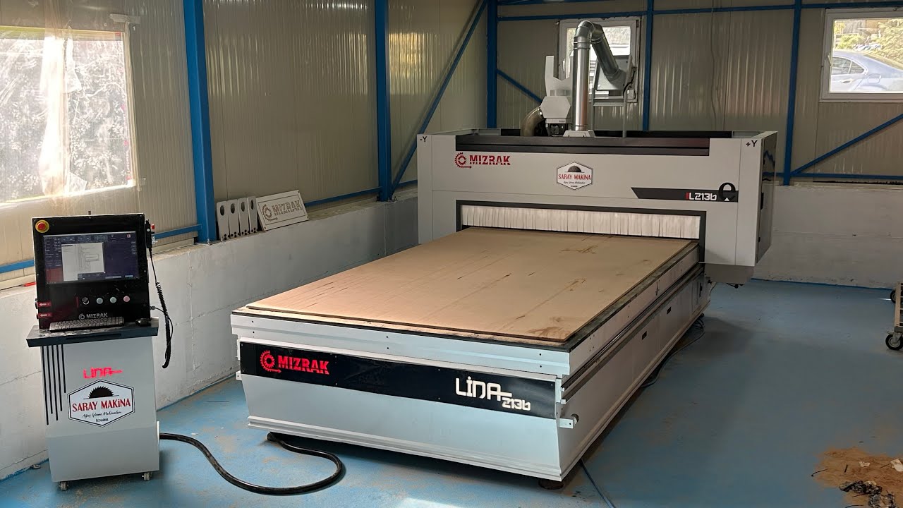 CNC router LINA 2136 montaža u Beogradu - Ukratko - April 2024