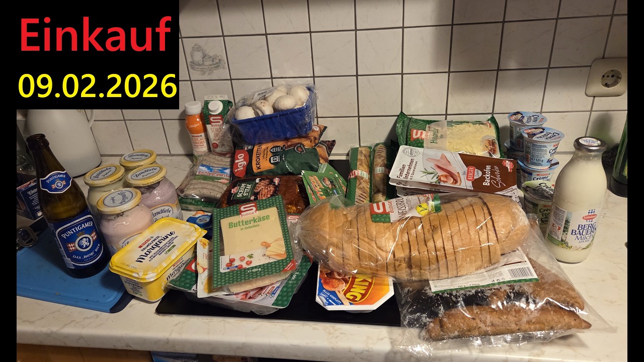 Für Schinken Käse Strudel! Mein größerer Einkauf beim Spar (09.02.2026)