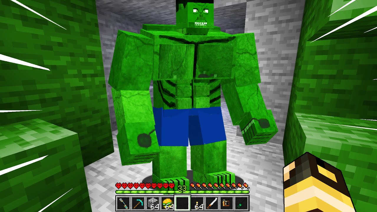 HO INCONTRATO HULK GIGANTE NEL MIO MONDO DI MINECRAFT!!