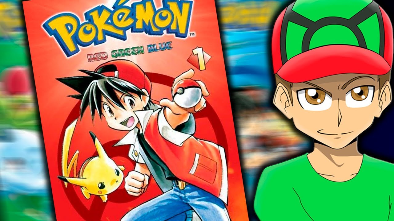 O INCRÍVEL MANGÁ DE POKEMON RED GREEN E BLUE !!!