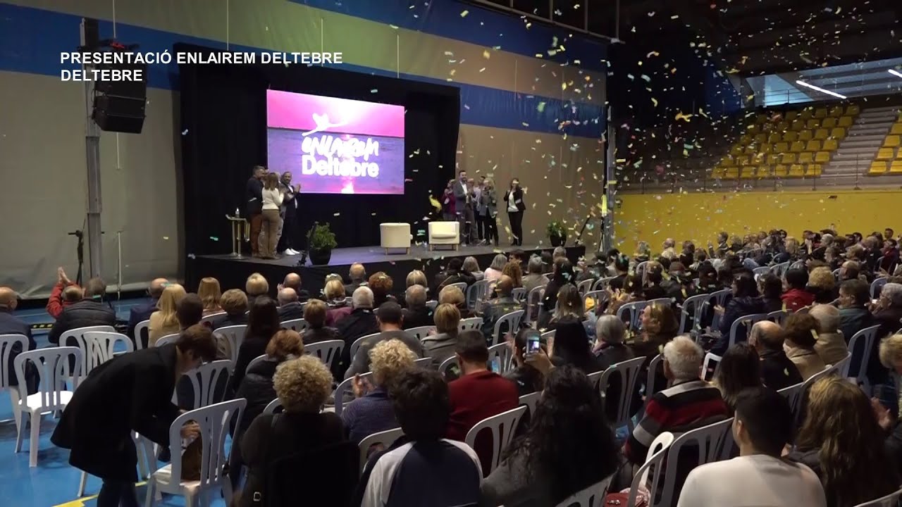 Presentació del candidat d'Enlairem Deltebre, Lluís Soler