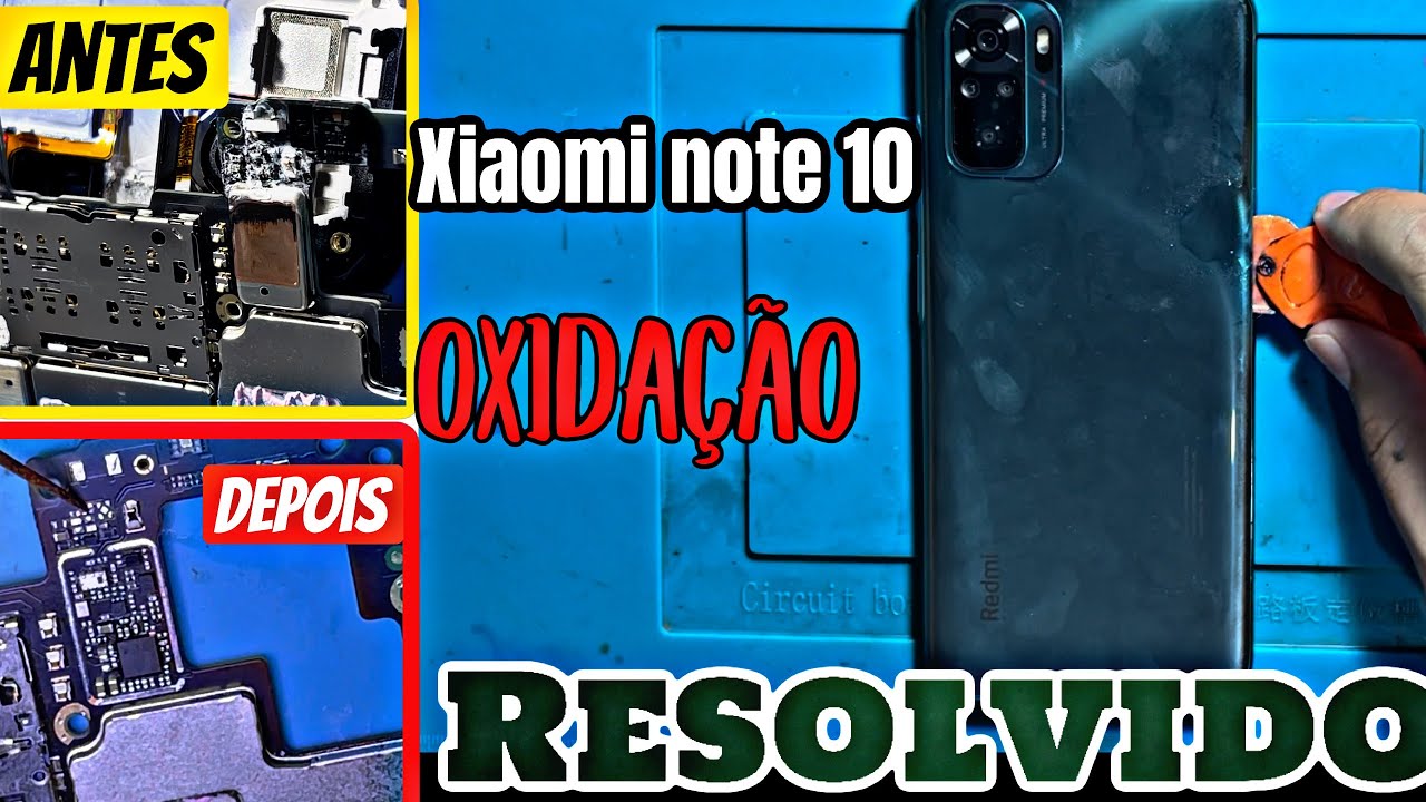 Xiaomi Note 10 molhou e não liga | Reparo na placa | Setor de Wi-Fi danificado | Resolvido