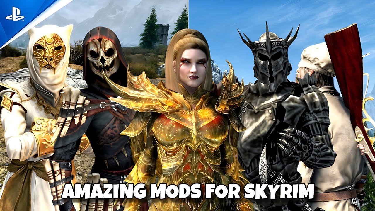 20 AMAZING Skyrim Mods You NEED! (PS4/PS5, XBOX and PC)