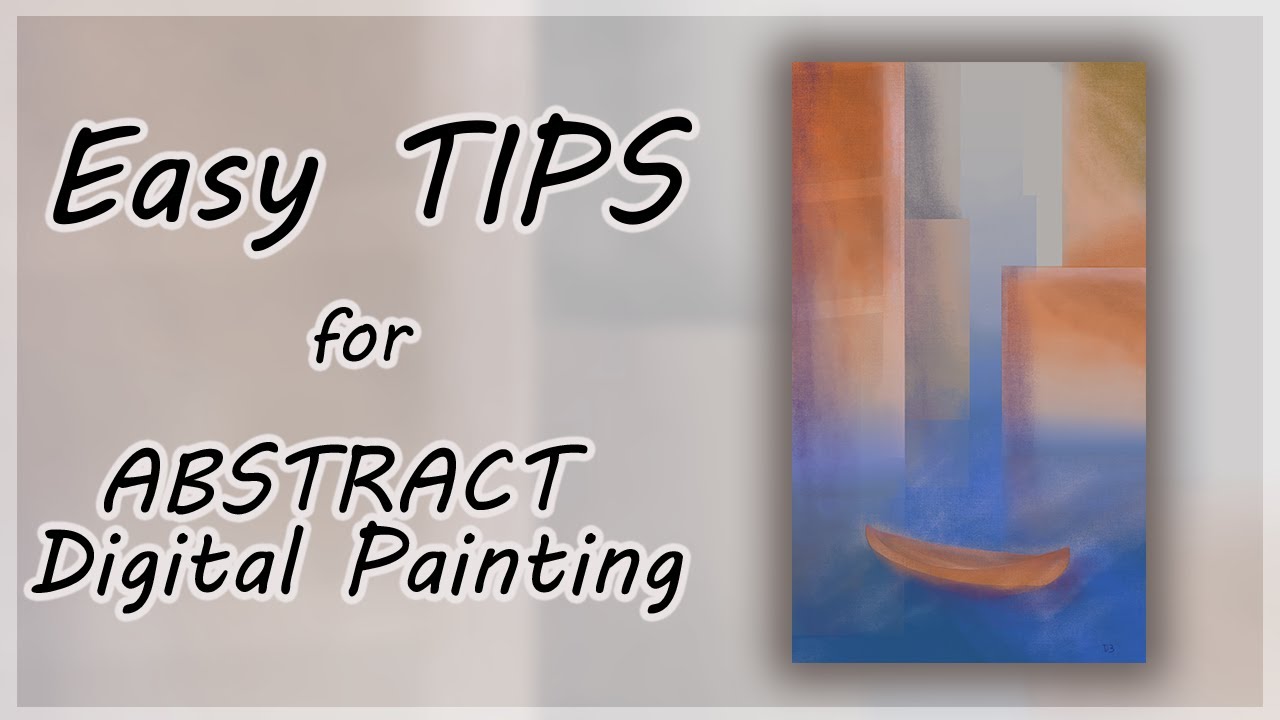 Easy Tips for ABSTRACT Digital Painting Landscape