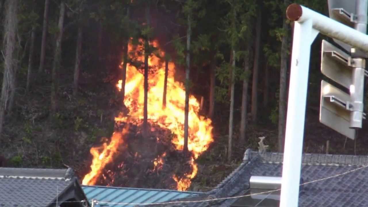 2013年　「龍勢祭り」からの火災