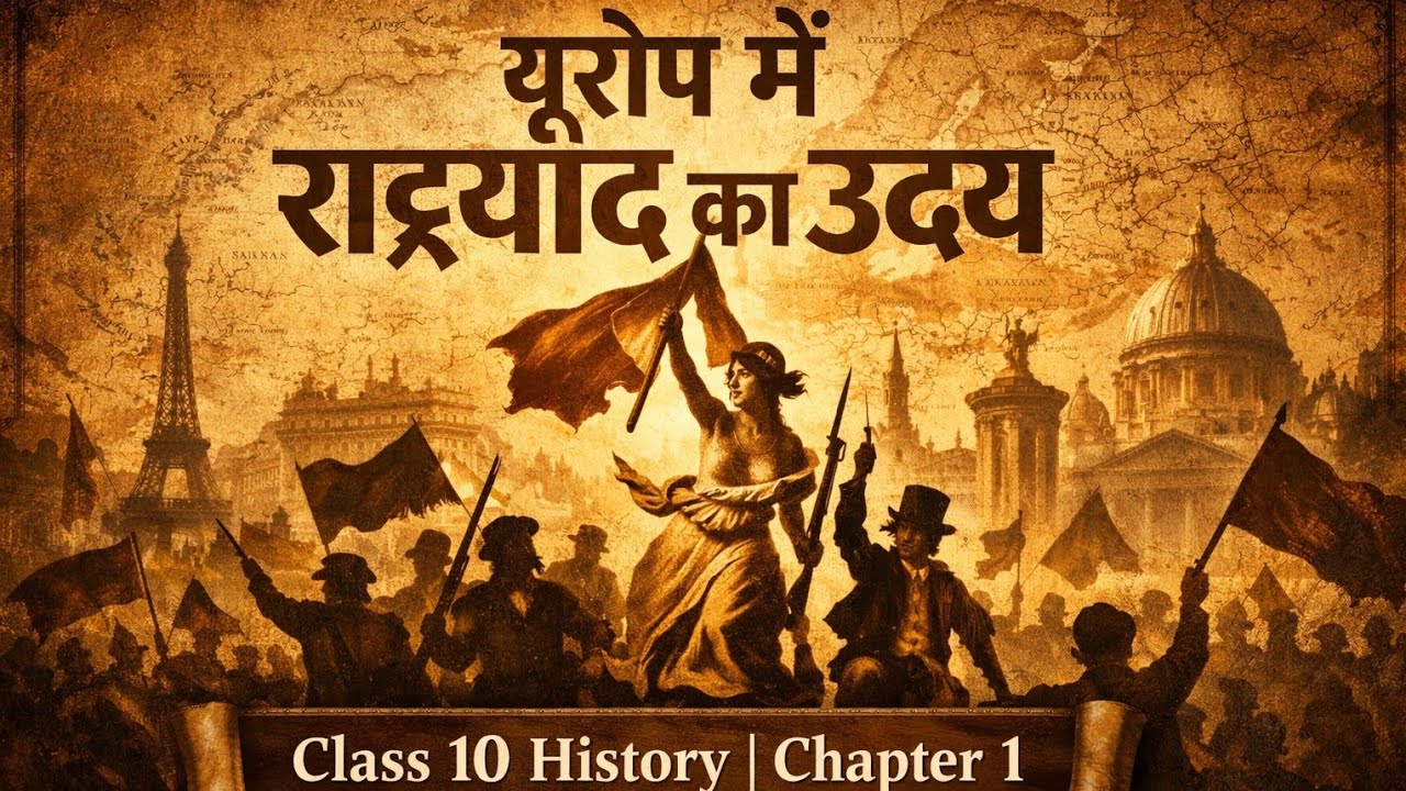 Class 10th History Ch-1 (यूरोप में राष्ट्रवाद) | तलवार नहीं, विचार जीता 
