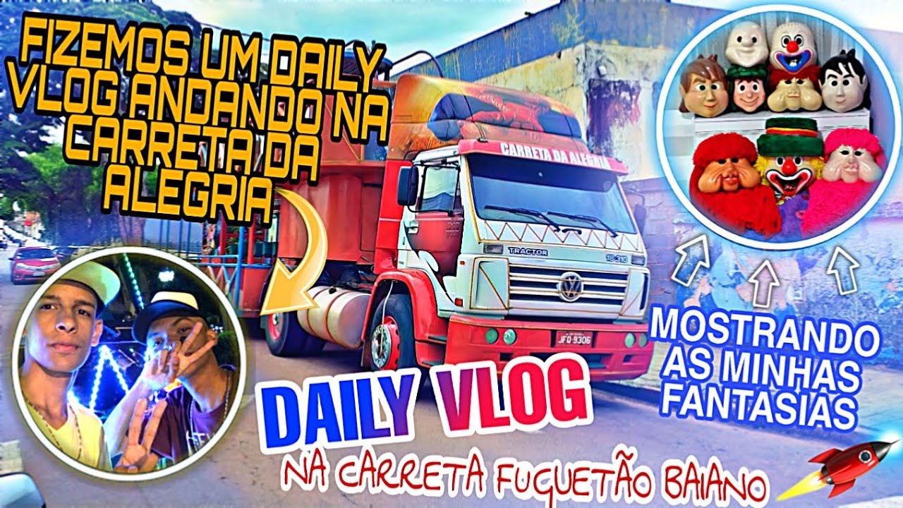 FIZEMOS UM DAILY VLOG ANDANDO NA CARRETA DA ALEGRIA + MOSTRANDO AS MINHAS FANTASIAS
