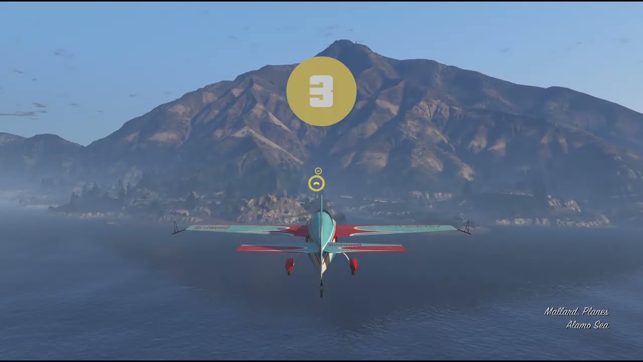 Grand Theft Auto V Altitude Stunt Plane Trials