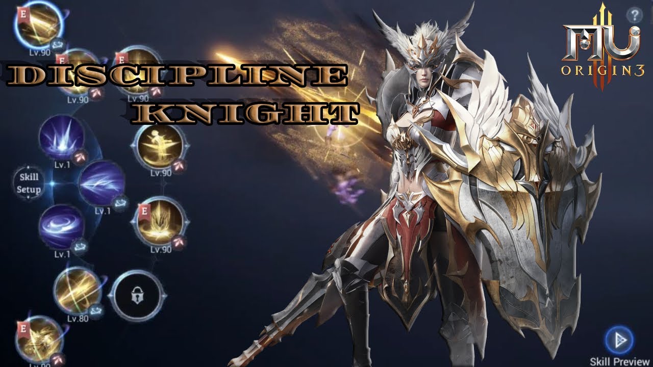 MU Origin 3 | My Paladin Discipline Knight (PVE & PVP skill build)
