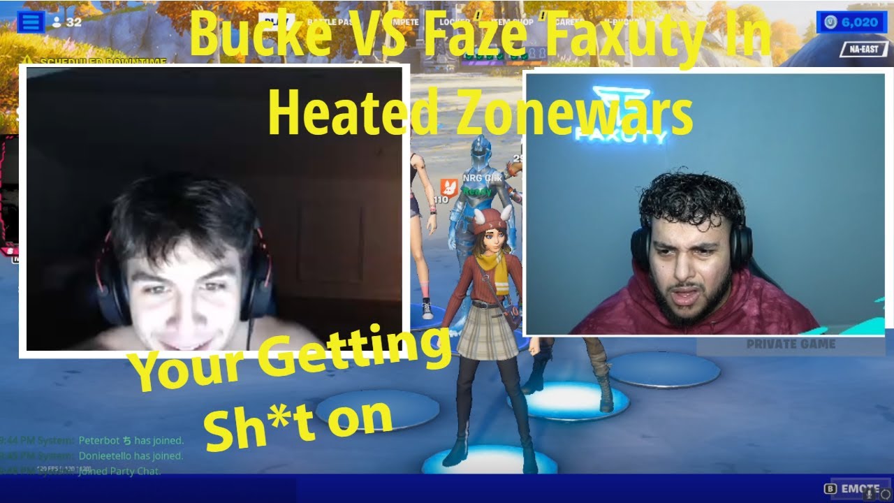 Bucke Clix Vs Faze Faxuty and Peterbot