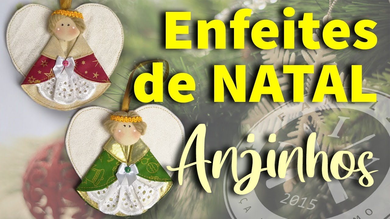 ANJINHO - ENFEITE DE NATAL - AVIMOR - FAMÍLIA DIY