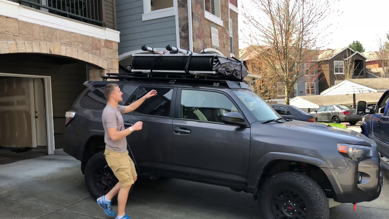 TEPUI roof top tent on TRD PRO 4RUNNER