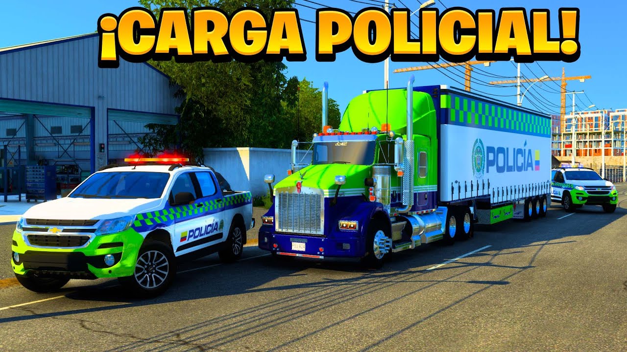 ¡TRANSPORTANDO CARGAMENTO DE POLICIA COLOMBIANA! | American Truck Simulator