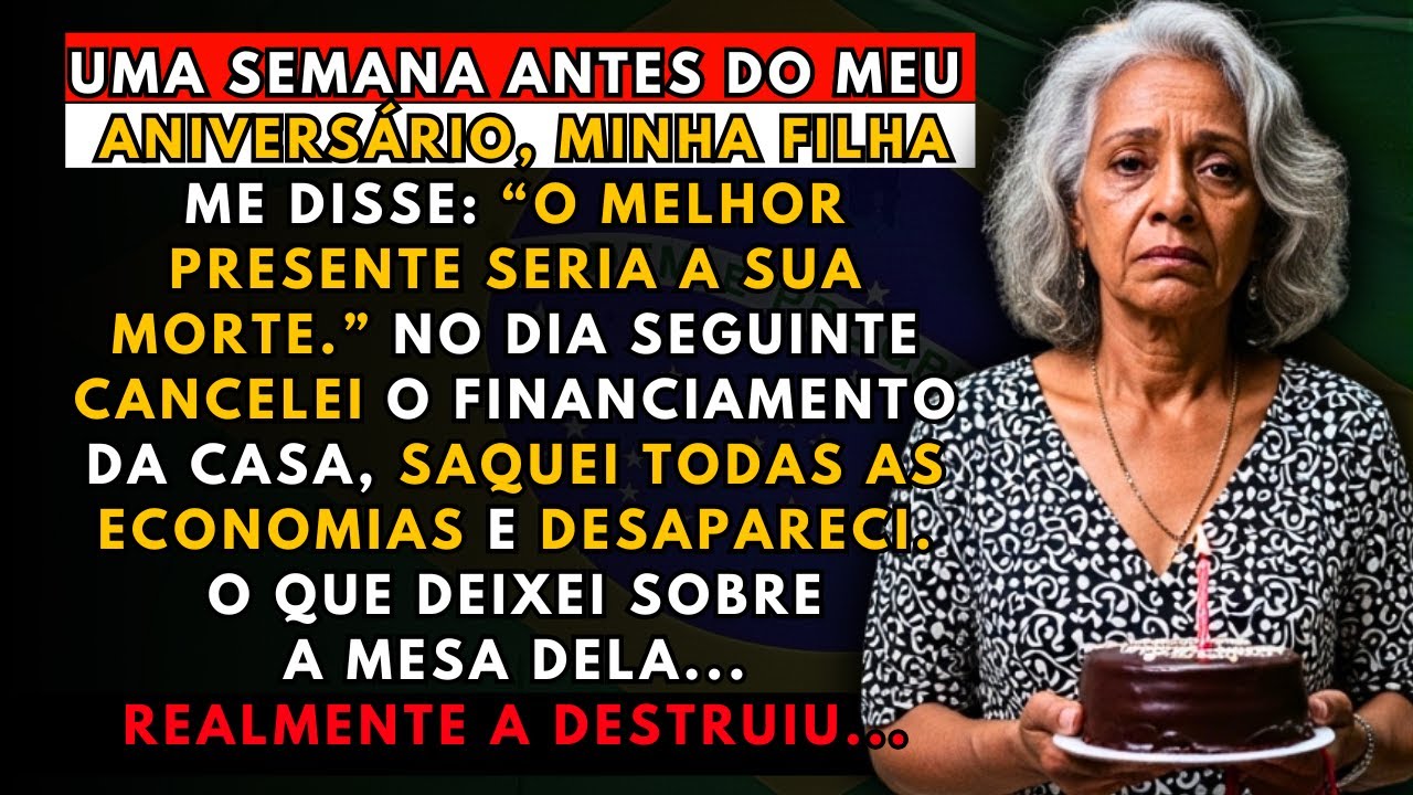 A HISTÓRIA REAL DESTA AVÓ👵MINHA FILHA DISSE QUE O MELHOR PRESENTE SERIA A MINHA MORTE, ENTÃO...
