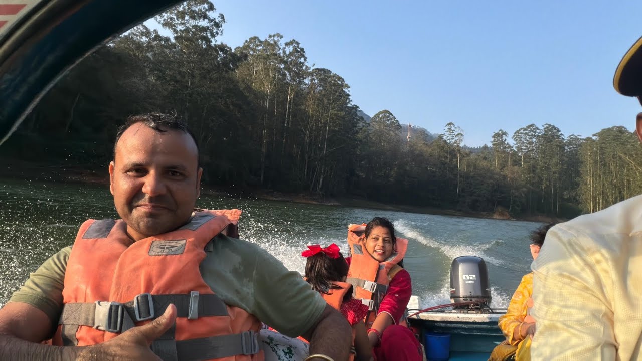 🚤 Mattupetty Dam में बोटिंग का मज़ा | Munnar 