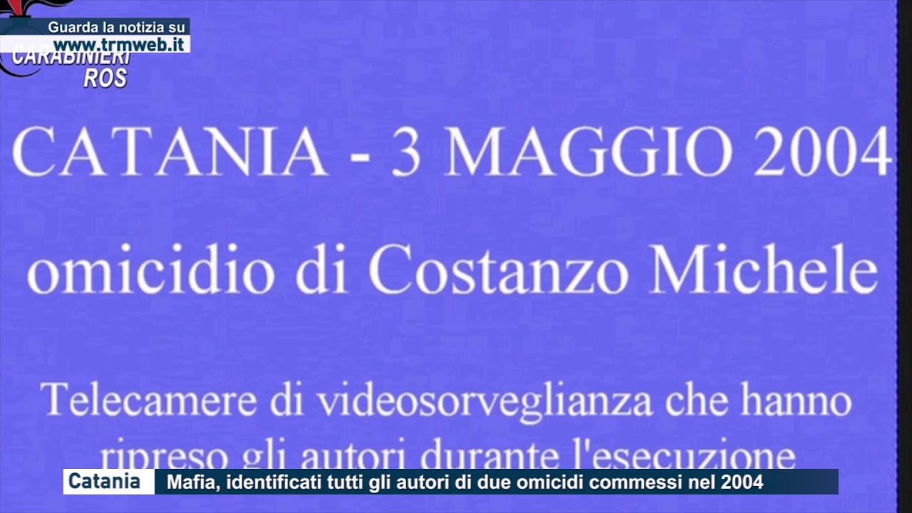 Catania - Mafia, identificati tutti gli autori di due omicidi commessi nel 2004