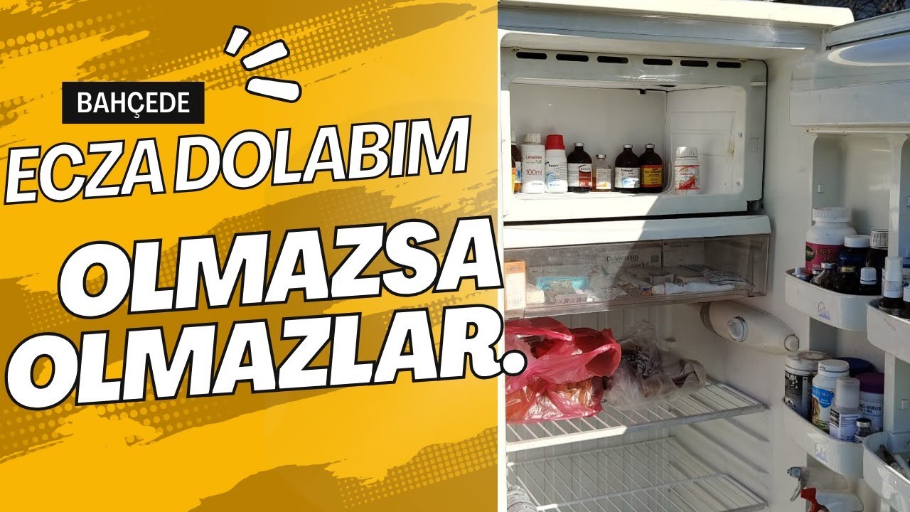YENİ ECZA DOLABIM HAYIRLI OLSUN.! Olmazsa olmaz ilaçlar.