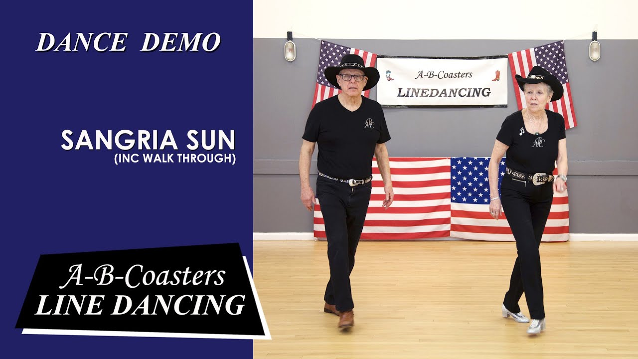 SANGRIA SUN - Line Dance Demo & Walk Through