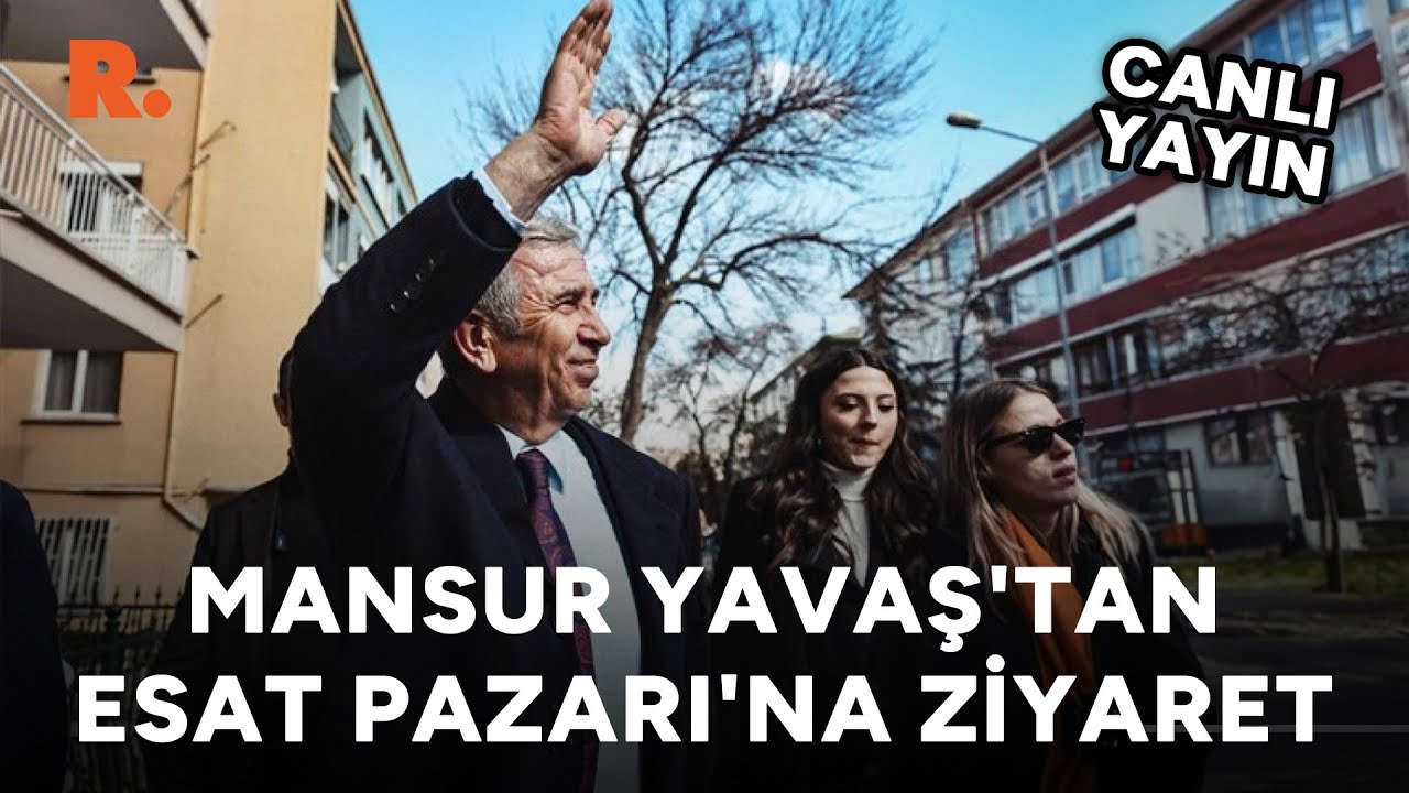 Mansur Yavaş'a, Esat Pazarı'nda sevgi seli  #CANLI