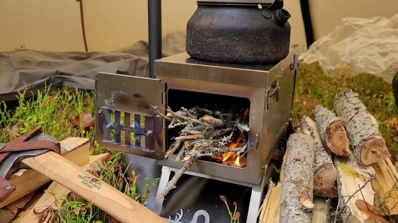 Winnerwell Fastfold Ultralight Backpack Titanium Camping Stove, weight only less than 1kg