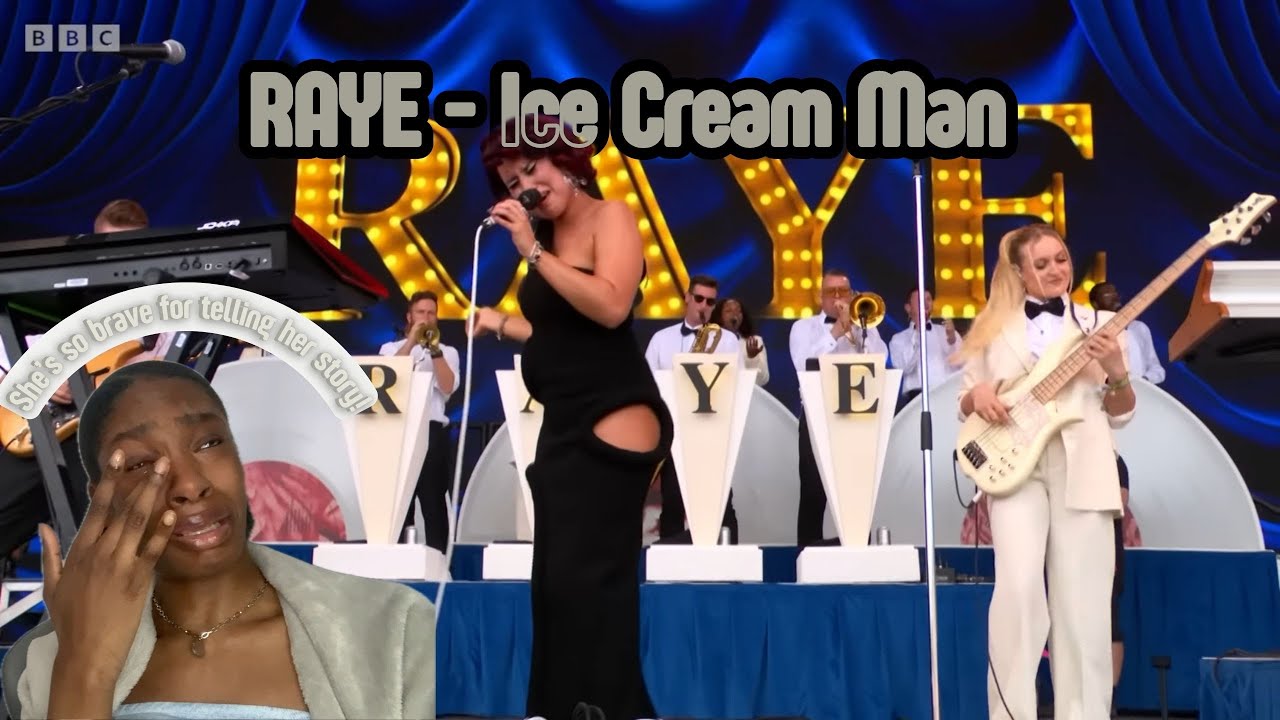 Reacting to RAYE's Jaw Dropping Ice Cream Man at Glastonbury 2023!