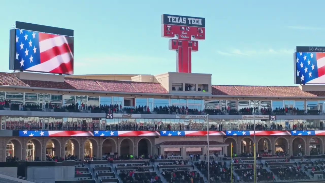 National Anthem at the Texas Tech Football Game! 11-2024! 🏈🇺🇸❗️
