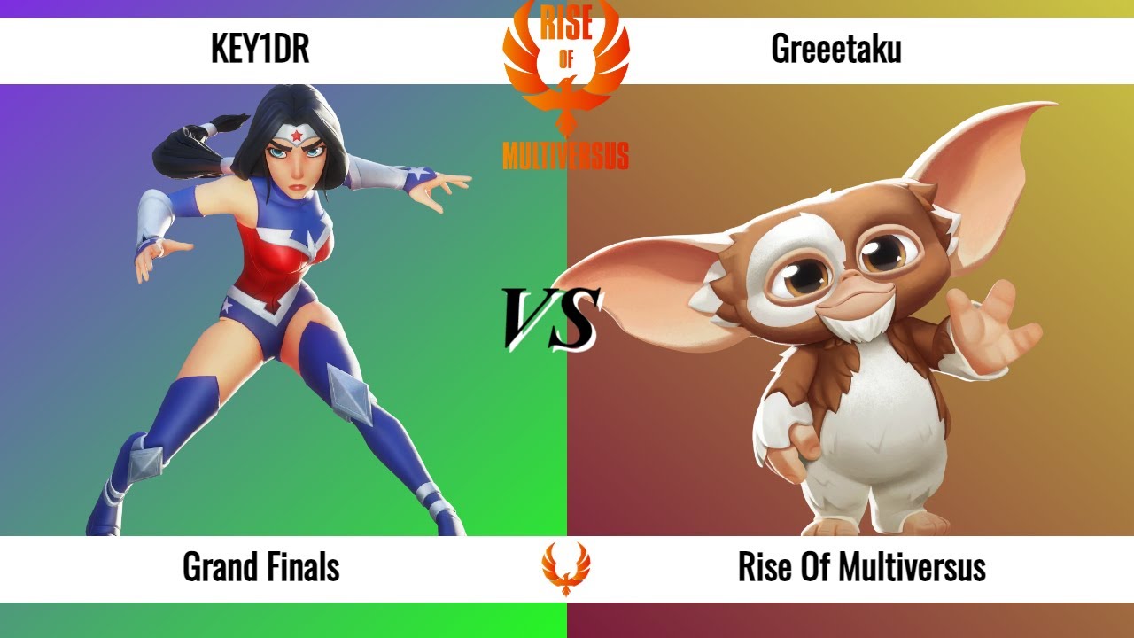 RISE OF MULTIVERSUS GRAND FINALS - KEY1DR (Wonder Woman) vs Greeetaku (Gizmo)