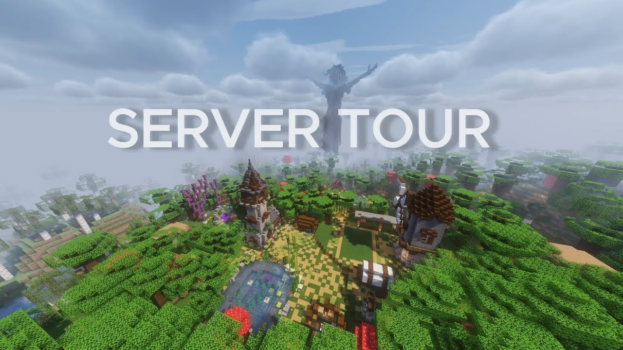 1 YEAR MINECRAFT server tour... #minecraft #gameplay #minecraftbuilding