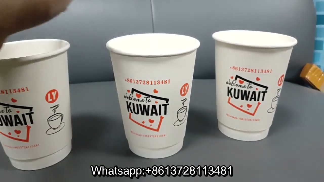 Multi color screen printer for Kuwait double wall paper cup multiple color printer for paper glass