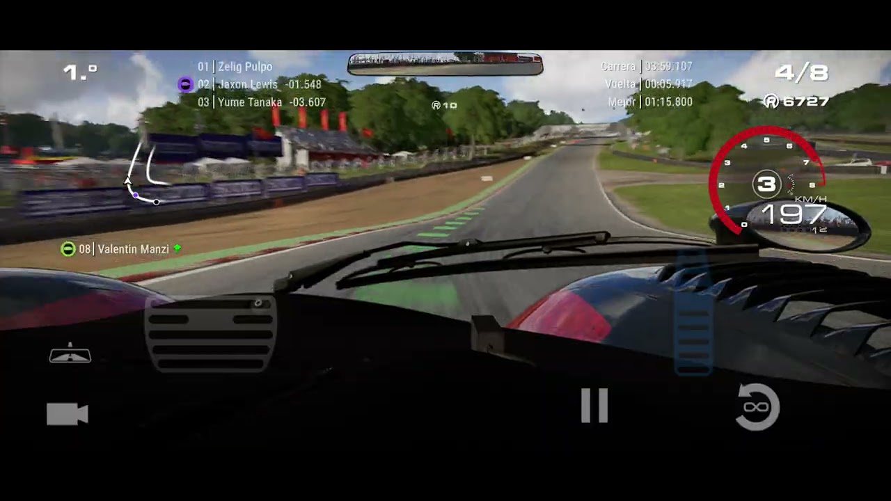 GRID LEGENDS MOBILE - Race circuit - Onboard Porsche 911 GT1 98 - Device: Poco x7 pro