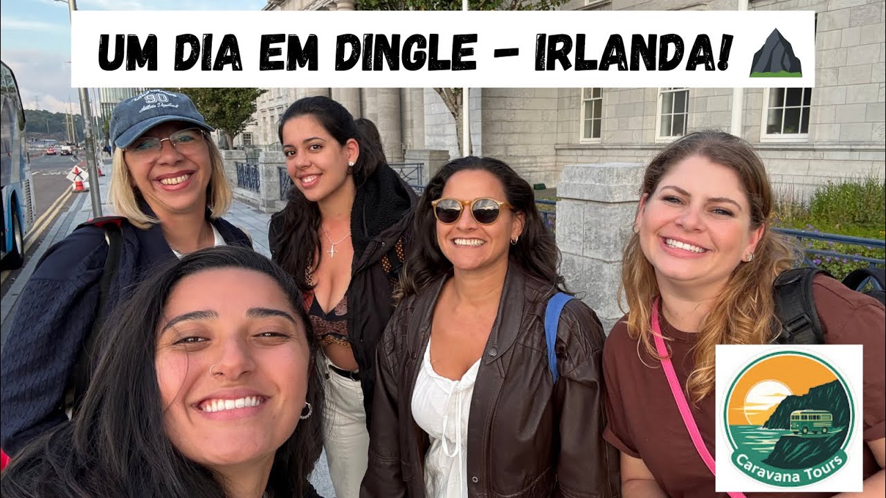 EXCURSÃO EM DINGLE NA IRLANDA | CARAVANA TOURS #cork #intercambio #kerry #morarnairlanda #viajar 