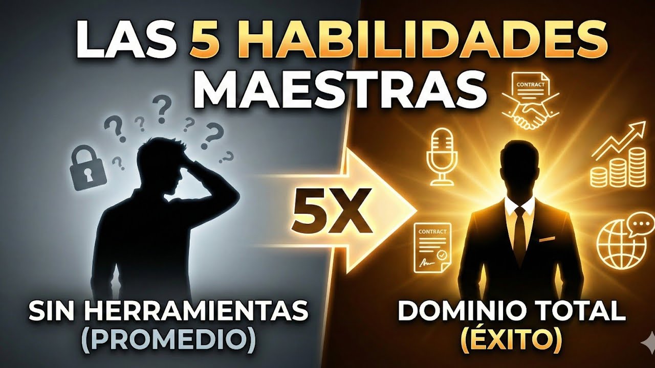 Las 5 Habilidades que te pagarán dividendos de por vida (No las enseñan en la escuela)