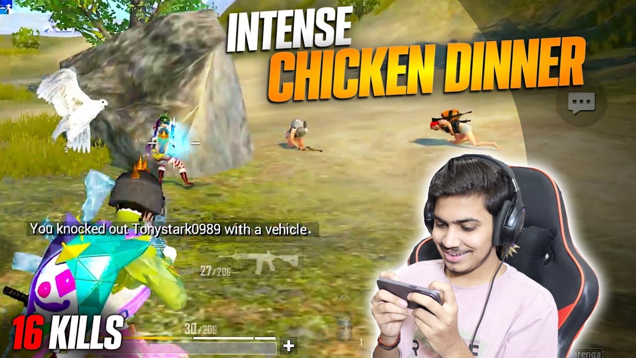 16 Kills Chicken Dinner With Champa😈| Solo vs Squad GamePlay🥶| Pubg Lite