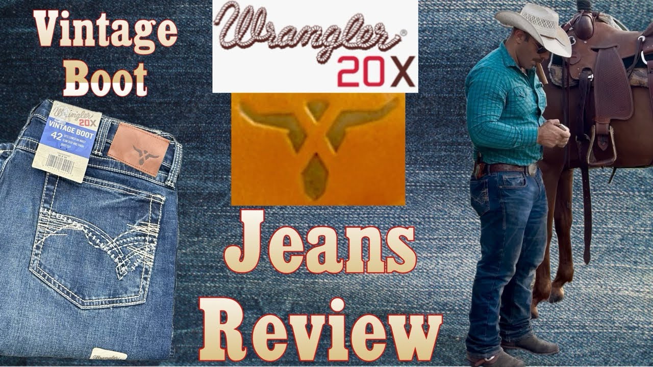 Wrangler 20X vintage boot jeans review