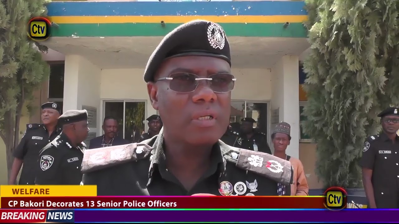 WALFARE:  CP Bakori Decorates 13 Senior Police Officers.....
