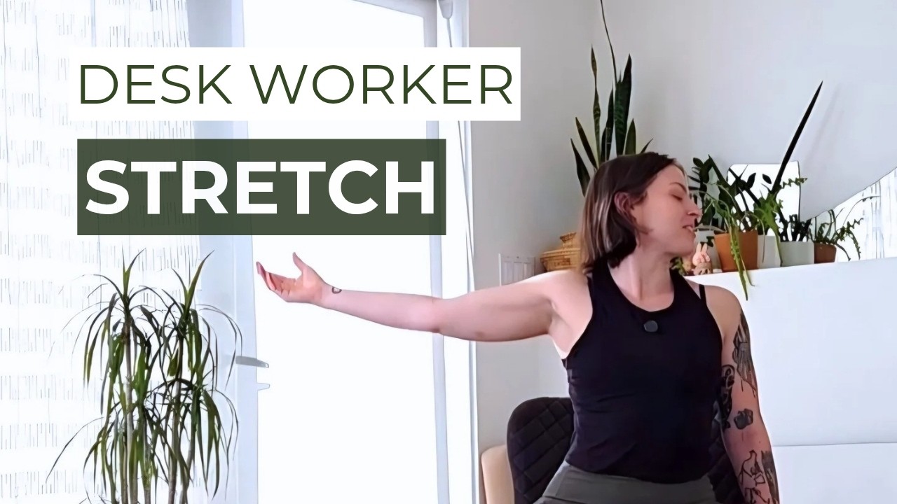 Instant Desk Relief | 13 Min Seated Stretch for Busy Professionals