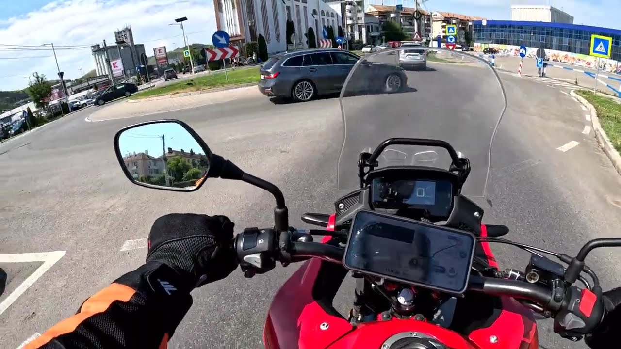 Gherla to Jucu, Cluj on National Road with my CB500X